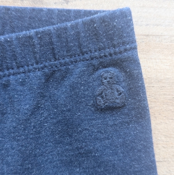 babyGAP Floral Peplum Top with Heather Blue Lace Trim Leggings Set - Size 6-12M - Picture 9 of 11